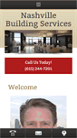 Mobile Screenshot of nashvillebuildingservices.com